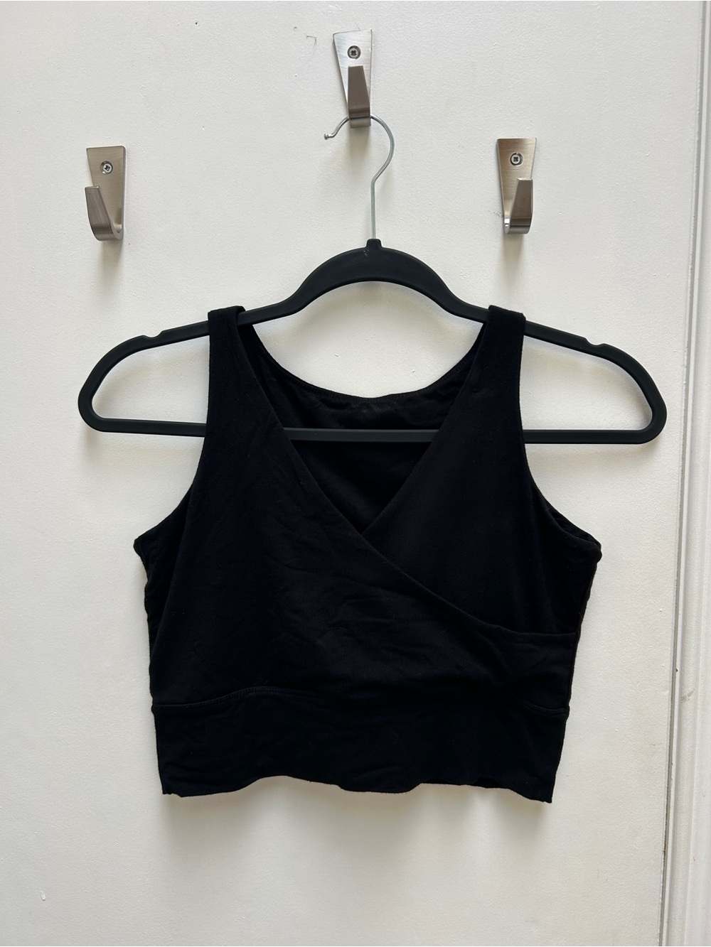 Black Women's Wrap-Front Bra. Brand: Free label, Dani Bra. Medium